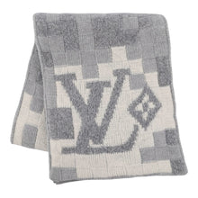 Load image into Gallery viewer, LOUIS VUITTON Damouflage Scarf Gray/WhiteM93391 Wool81% Nylon19%