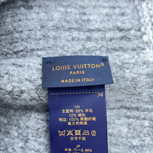 Load image into Gallery viewer, LOUIS VUITTON Beanie Damouflage Pearl Blow Size S Gray/WhiteM7874A Wool88% Nylon12%