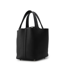 Load image into Gallery viewer, HERMES Picotin Lock Black Taurillon Clemence Size PM