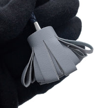 Load image into Gallery viewer, HERMES Brooch Fleur Blue Lynn Metal Lambskin