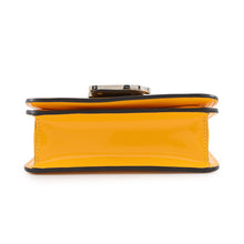 Load image into Gallery viewer, FENDI Calligraphy Shoulder Bag Yellow8BT317 Patent Leather