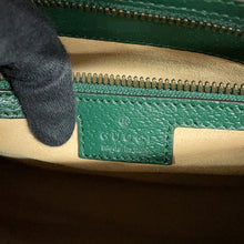 Load image into Gallery viewer, GUCCI Diana Bamboo Handle 2-Way Handbag Green703218 Leather Size Large