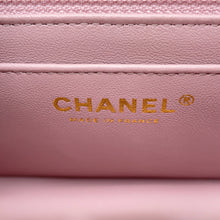 Load image into Gallery viewer, CHANEL Mini Matelasse Single Flap ChainShoulder Bag PinkA69900 Tweed Size 20