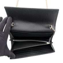 Load image into Gallery viewer, GUCCI Jackie 1961 Chain Wallet Black652681 AABXM 1000 Leather