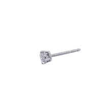 将图像加载到图库查看器中,TIFFANY&Co. Solitaire Diamond Stud Earrings Pt950