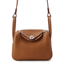 Load image into Gallery viewer, HERMES Lindy Gold Taurillon Clemence Size Mini