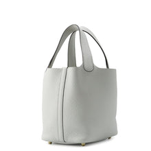 Load image into Gallery viewer, HERMES Picotin Lock Blue Pale Taurillon Clemence Size PM
