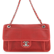 Load image into Gallery viewer, CHANEL French RivieraShoulder Bag RedA67652 Perforated Leather Size 30