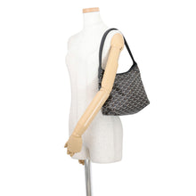 Load image into Gallery viewer, GOYARD Boheme Hobo Bag BlackBOHEMEMINTY01CL01P PVC Leather Size Mini