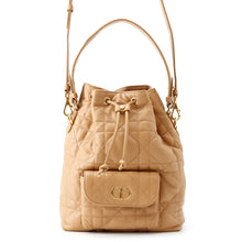 Load image into Gallery viewer, Dior Caro Bucket Bag BrownM3372UNOZ Lambskin