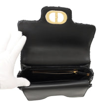 Load image into Gallery viewer, Dior Jolly Top Handle Shoulder Bag Black/WhiteM9271UTKV Tweed Leather Size Small