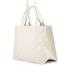 将图像加载到图库查看器中,Dior Macrocannage Book Tote Latte WhiteM1324OWHP_M030 Calf Leather Size Medium