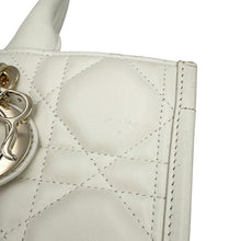 将图像加载到图库查看器中,Dior Macrocannage Book Tote Latte WhiteM1324OWHP_M030 Calf Leather Size Medium