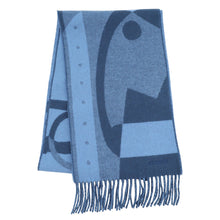 Load image into Gallery viewer, HERMES Scarf Ready Steady Go Light Blue