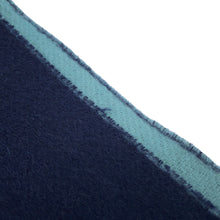 将图像加载到图库查看器中,HERMES Scarf Rect Verso Navy/Green Cashmere100%