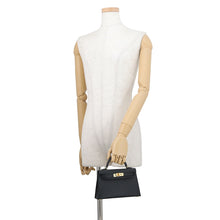 Load image into Gallery viewer, HERMES Mini Kelly 2 Black Epsom
