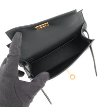 Load image into Gallery viewer, HERMES Mini Kelly 2 Black Epsom