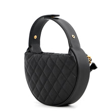 Load image into Gallery viewer, CHANEL Double Chain Bow Hobo Pouch BlackAS3943 Caviar Leather