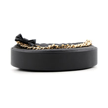 Load image into Gallery viewer, CHANEL Double Chain Bow Hobo Pouch BlackAS3943 Caviar Leather