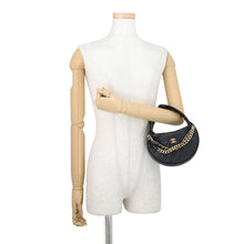 Load image into Gallery viewer, CHANEL Double Chain Bow Hobo Pouch BlackAS3943 Caviar Leather