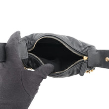 Load image into Gallery viewer, CHANEL Double Chain Bow Hobo Pouch BlackAS3943 Caviar Leather