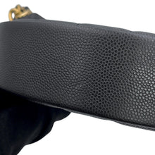 Load image into Gallery viewer, CHANEL Double Chain Bow Hobo Pouch BlackAS3943 Caviar Leather