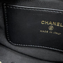 Load image into Gallery viewer, CHANEL Double Chain Bow Hobo Pouch BlackAS3943 Caviar Leather