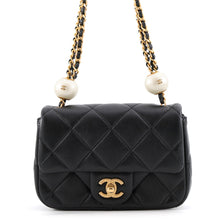 Load image into Gallery viewer, CHANEL Matelasse Mini Flapback BlackAS4868 Lambskin