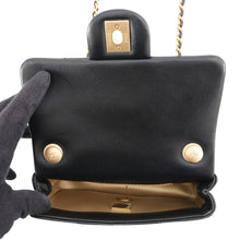 Load image into Gallery viewer, CHANEL Matelasse Mini Flapback BlackAS4868 Lambskin
