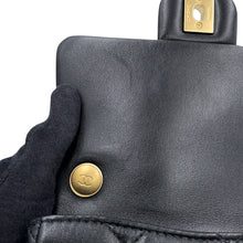 Load image into Gallery viewer, CHANEL Matelasse Mini Flapback BlackAS4868 Lambskin