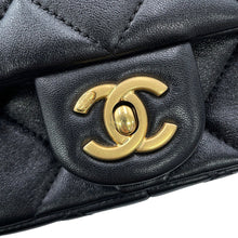 Load image into Gallery viewer, CHANEL Matelasse Mini Flapback BlackAS4868 Lambskin