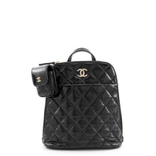 Load image into Gallery viewer, CHANEL Matelasse Backpack BlackAS3332 Shiny Calf Leather