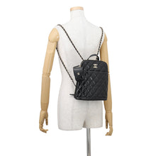 Load image into Gallery viewer, CHANEL Matelasse Backpack BlackAS3332 Shiny Calf Leather