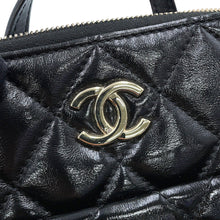 Load image into Gallery viewer, CHANEL Matelasse Backpack BlackAS3332 Shiny Calf Leather