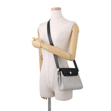 Load image into Gallery viewer, HERMES Herbag zip Black/Ecru Toile H Vache Hunter Leather Size Mini