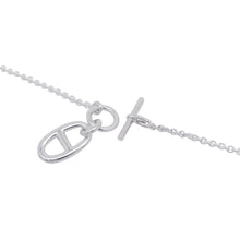 将图像加载到图库查看器中,HERMES Chaine d'Ancre Amulette Necklace SV925