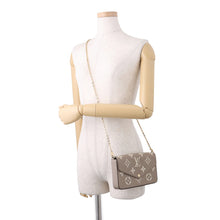 将图像加载到图库查看器中,LOUIS VUITTON Pochette Felicy Tourterelle ClaimsM82610 Monogram Empreinte