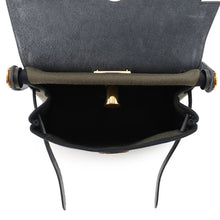 将图像加载到图库查看器中,HERMES Herbag zip Vert Bronze/Black Toile Military Vache Hunter Leather Size Mini