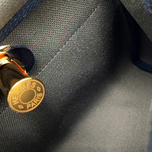 将图像加载到图库查看器中,HERMES Herbag zip Vert Bronze/Black Toile Military Vache Hunter Leather Size Mini