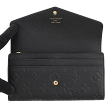 Load image into Gallery viewer, LOUIS VUITTON Portefeuille Sarah NoirM82257 Monogram Empreinte Leather