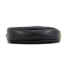 将图像加载到图库查看器中,CELINE Teen Loulou 2-way Handbag Black Leather