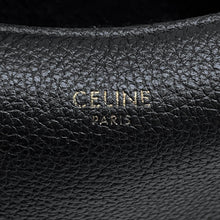 将图像加载到图库查看器中,CELINE Teen Loulou 2-way Handbag Black Leather