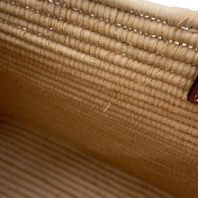 将图像加载到图库查看器中,LOEWE square basket bag Natural/TanA223099402 Raffia Leather Size Small