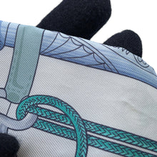 Load image into Gallery viewer, HERMES Twilly Cliquetis CLIQUETIS Ciel / White / Menthol Silk100%