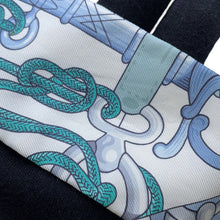 Load image into Gallery viewer, HERMES Twilly Cliquetis CLIQUETIS Ciel / White / Menthol Silk100%