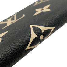 Load image into Gallery viewer, LOUIS VUITTON Zippy Wallet BlackBeigeM80481 Bicolor Monogram Empreinte Leather