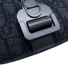 将图像加载到图库查看器中,Dior Oblique Saddle Shoulder Bag Navy/Black2ADCA435YKS_H27E Canvas Leather