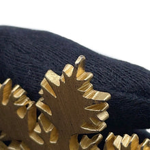 Load image into Gallery viewer, CHANEL CC Logo Snowflake Brooch Gold Metal