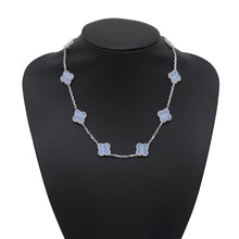 Load image into Gallery viewer, Van Cleef & Arpels Vintage Alhambra Necklace 10 MotifsVCARD34800 18K White Gold