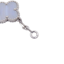 Load image into Gallery viewer, Van Cleef & Arpels Vintage Alhambra Necklace 10 MotifsVCARD34800 18K White Gold